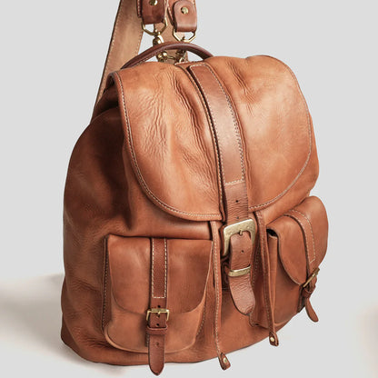 Stone-Washed Rucksack #180 | Coronado Leather
