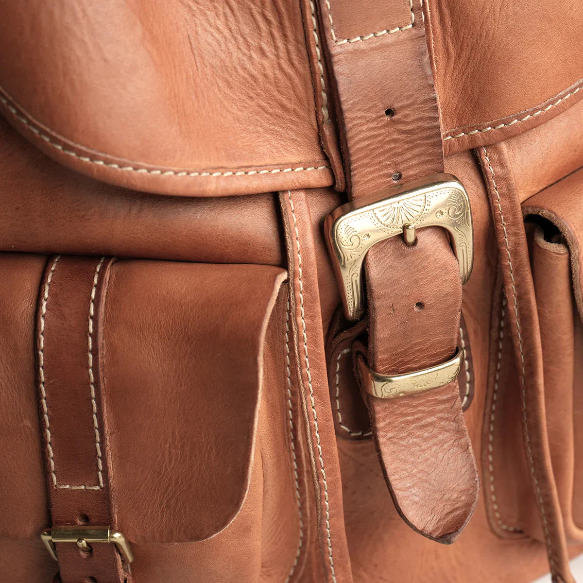Stone-Washed Rucksack #180 | Coronado Leather