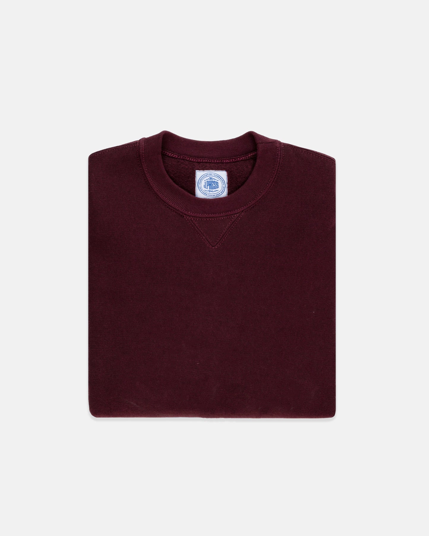 Made-in-USA Burgundy Heavyweight Sweatshirt