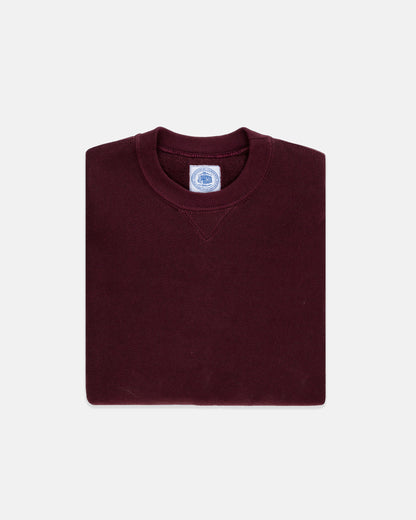 Made-in-USA Burgundy Heavyweight Sweatshirt