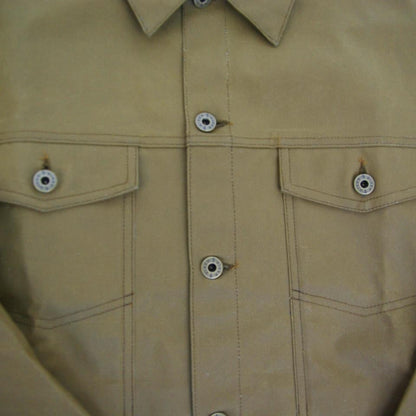 Wax Canvas Rider Jacket Brown Sample