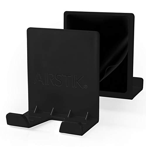 AIRSTIK Cradle Glass Mount Phone Holder Reusable TikTok Facetime Compatible with iPhone iPad Cell Phone for Bathroom Kitchen Shower Dorm Office Made in USA Glass, Mirrors, Windows