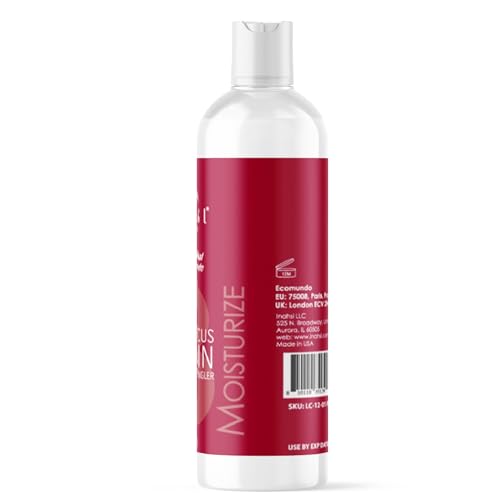 Inahsi Aloe Hibiscus Leave-In Conditioner | Hair Conditioner for Men, Women, or Kids with Curly Hair | Hair Products for Naturally Curly Hair 12 oz | Made in the USA