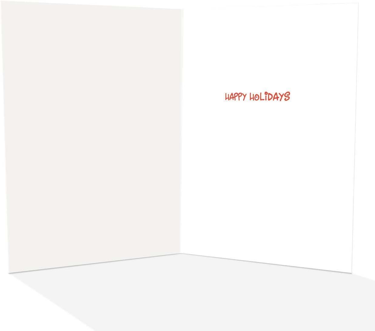 Stonehouse Collection | Patriotic Christmas Card | 18 American Flag Cards & Envelopes | American Flag - USA Made (Standard)