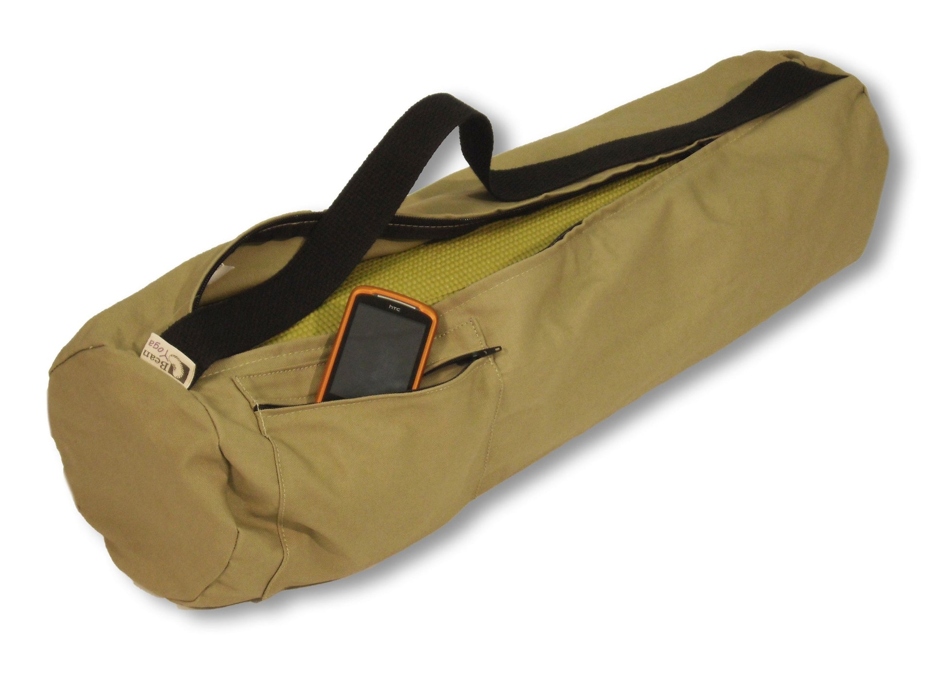 Cotton Yoga Mat Bag Large Hemp