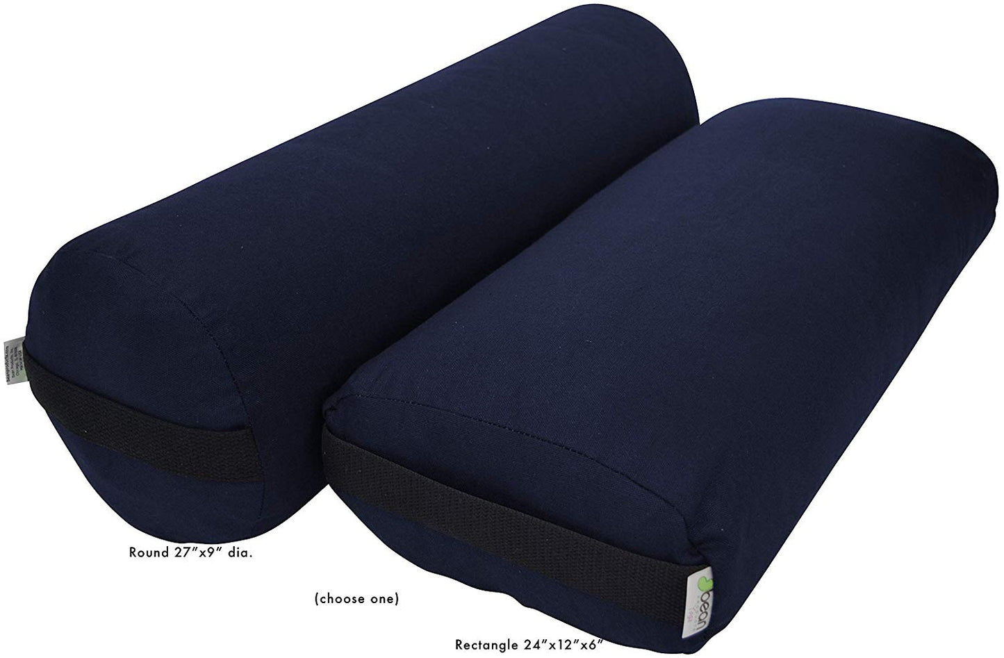 Yoga Bolster - Round Premium Professional Firm Studio Quality for Enhanced Yoga Practice