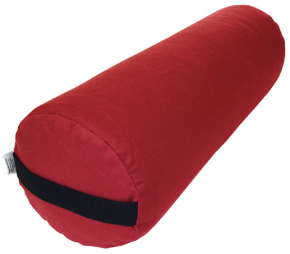 Yoga Bolster - Round Premium Professional Firm Studio Quality for Enhanced Yoga Practice