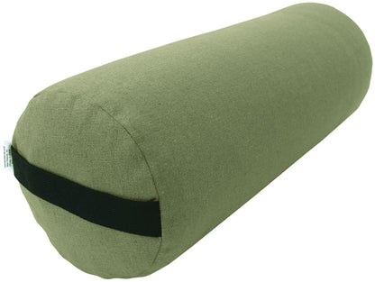 Hemp Yoga Bolster Rectangle Round Pranayama - Professional Studio Quality