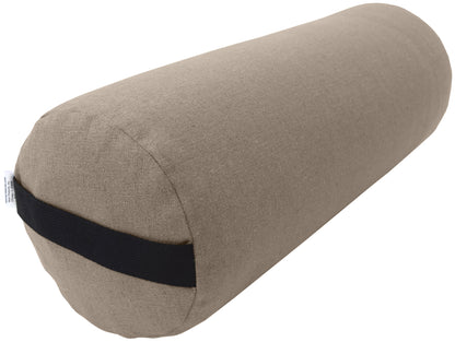 Hemp Yoga Bolster Rectangle Round Pranayama - Professional Studio Quality