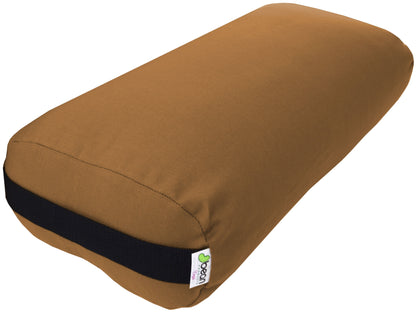 Yoga Bolster - Round Premium Professional Firm Studio Quality for Enhanced Yoga Practice