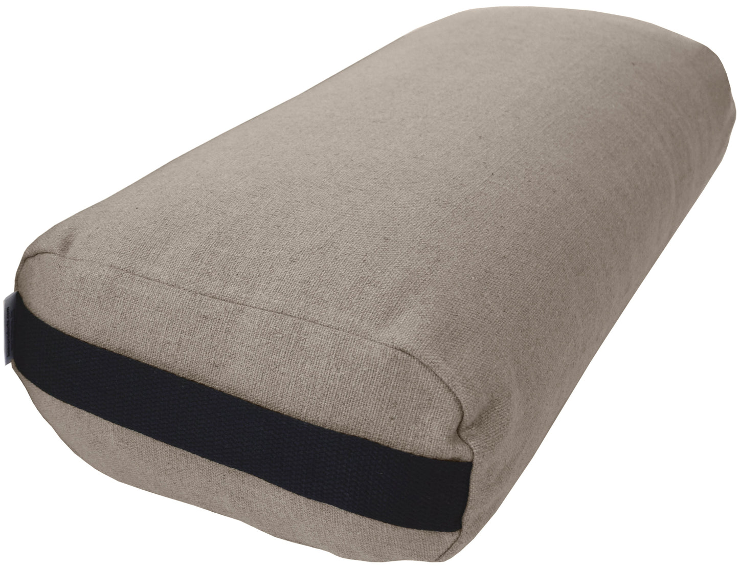 Hemp Yoga Bolster Rectangle Round Pranayama - Professional Studio Quality