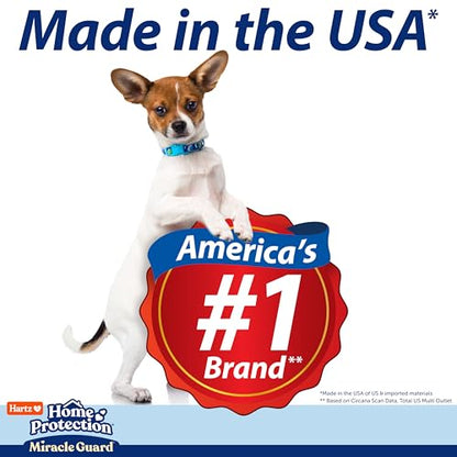 New! Hartz Home Protection Miracle Guard USA Made Dog Pads, Regular Size 50 Count, 3X Absorbency & 3X Longer use, Won't Leak and Odor Eliminating