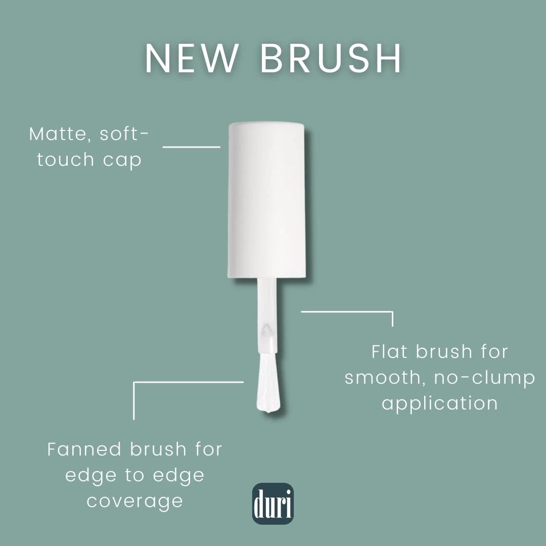 duri Nail Polish, 722 Darling, Pastel Creamy Light Beige Shade,Glossy Finish, 0.45 Fl Oz
