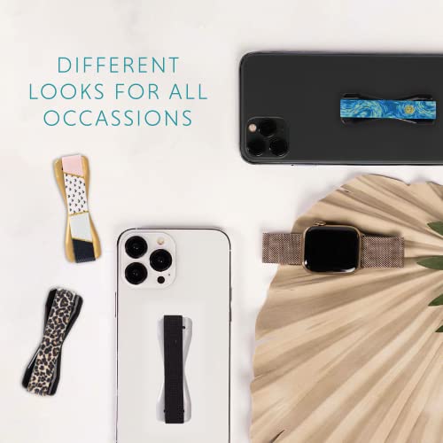 LOVEHANDLE Universal Phone Grip for Smartphones & Mini Tablets - Phone Holder for Hand - Wireless Charging Compatible - Made in The USA