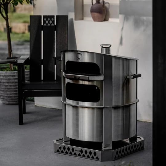 Live-Fire Pizza Oven (Stainless Steel) | 27.5 Inch | Made in the USA | Make Profressional Pizzas in Your Backyard | Compatible W/X Series 24 & 30 Fire Pits | Portable Pizza Oven