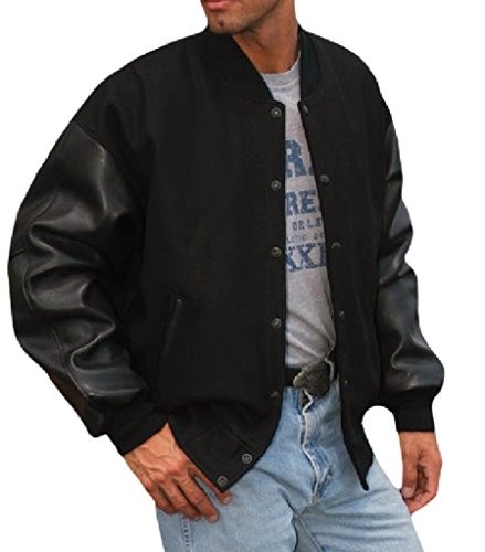 REED Men's Varsity Leather/Wool Jacket