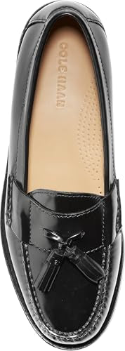 Cole Haan Men's Pinch Tassel Loafer, Black, 9 B US