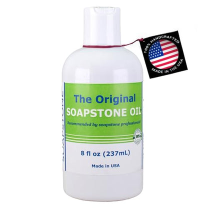 The Original Soapstone Oil | Food-Safe Natural Oil for Soapstone Countertops – Enhances & Darkens Stone, Low-Maintenance Formula