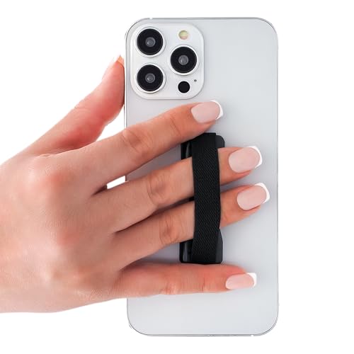 LOVEHANDLE Universal Phone Grip for Smartphones & Mini Tablets - Phone Holder for Hand - Wireless Charging Compatible - Made in The USA