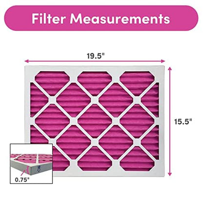 Colorfil Air Filter | Made in the USA | Color Changing | Remove Cat and Dog Odor | MERV 8 for Pet Hair Dander and Dust