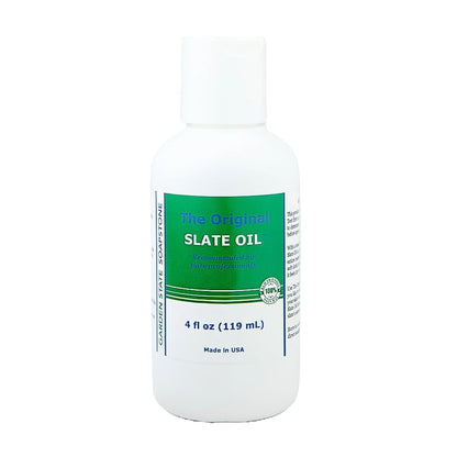 The Original Slate Oil | Food-Safe Natural Oil for Slate Countertops & Surfaces – Enhances, Protects & Deepens Color (4oz)