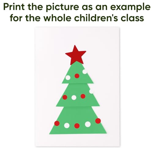 Paclord 12" x 1200" (100 ft) Red, Green, White Christmas Kraft Paper Set, 3 Rolls, 45 lbs - Made in USA Christmas Art Colored Paper, Gift Wrapping