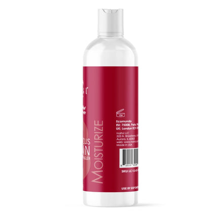 Inahsi Aloe Hibiscus Leave-In Conditioner | Hair Conditioner for Men, Women, or Kids with Curly Hair | Hair Products for Naturally Curly Hair 12 oz | Made in the USA