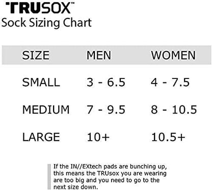 Trusox 3.0 Cushioned Grip Socks, Made in the USA, Non Slip Grippy Soccer Crew Socks for Men & Women with Grip Inside and Out for Football and Soccer, Black, Medium