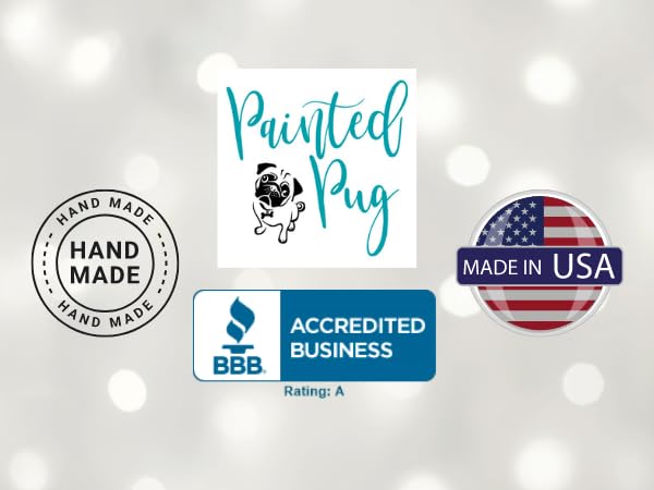 Football Dangle Earrings Teardrop Sports School Team Spirit Fan Jewelry for Women Handmade by The Painted Pug (Football RWB)