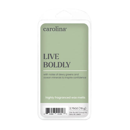 Carolina Live Boldly Scented Wellness Wax Melts, Wax Melt Warmer Cubes, Long Lasting Scented Wax Warmer Cubes, 4 Pack, 6 Cubes Each - Made in The USA