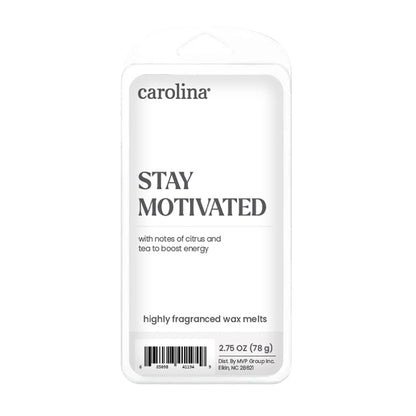 Carolina Stay Motivated Scented Wellness Wax Melts, Wax Melt Warmer Cubes, Long Lasting Scented Wax Warmer Cubes, 4 Pack, 6 Cubes Each - Made in The USA