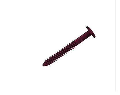 Window Shutters Panel Peg Lok Pin Pegs Screws Spikes 3 inch 32 Pack Fasteners (Burgundy Wineberry) Exterior Vinyl Shutter Hardware Made in USA