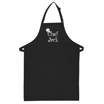 Made in the USA Personalized Embroidered Premium Adult Apron for Men Women Fathers Mothers Day Kitchen BBQ Grilling Gift