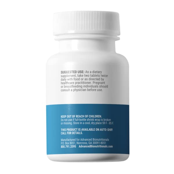 Advanced Bionutritionals Advanced Adrenal Factor – Adrenal Support Supplement – Non-GMO, Gluten-Free, Vegan – 120 Tablets