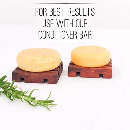 Solid Shampoo Bar, Made With Natural & Organic Ingredients, Sulfate-Free, Cruelty-Free & Vegan, All Hair Types, 3 Ounce Bar (2-Pack Lemongrass & Sweet Orange)
