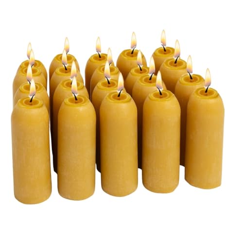 UCO 18-Hour Natural Beeswax Long-Burning Candles for UCO Candle Lanterns and Emergency Preparedness