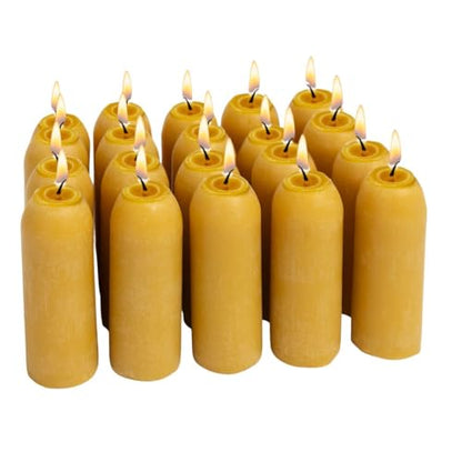 UCO 18-Hour Natural Beeswax Long-Burning Candles for UCO Candle Lanterns and Emergency Preparedness