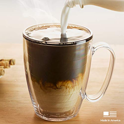 Tervis Peanuts Christmas Collage Made in USA Double Walled Insulated Tumbler Travel Cup Keeps Drinks Cold & Hot, 16oz Mug, Classic