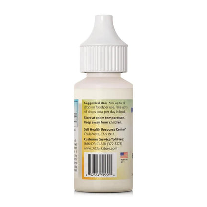 Dr. Clark Hydrochloric Acid Drops - Digestive Health, Hydrochloric Acid 5% Solution, Maintain Stomach Acidity, for Better Absorption and Assimilation, 1 Fl. Oz (30 ml)
