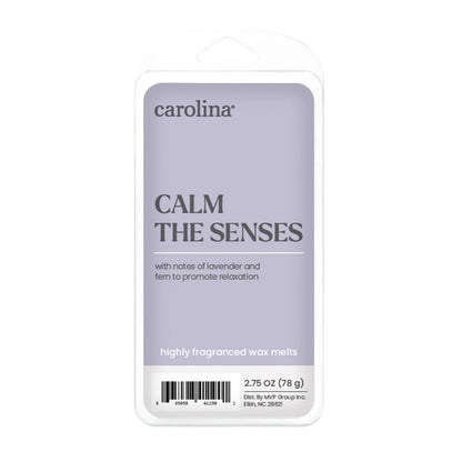 Carolina Calm The Senses Scented Wellness Wax Melts, Wax Melt Warmer Cubes, Long Lasting Scented Wax Warmer Cubes, 4 Pack, 6 Cubes Each - Made in The USA