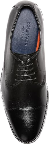 Cole Haan Men's Lenox Hill Cap Oxford,Black,10.5 M US