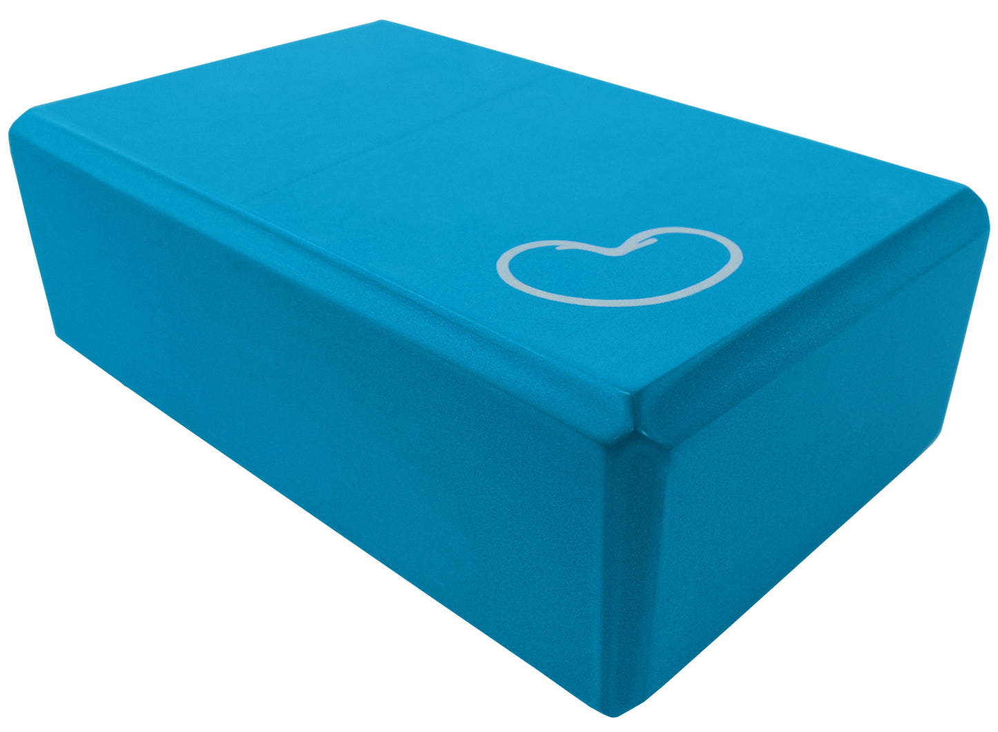 Foam yoga block blue 3 inch