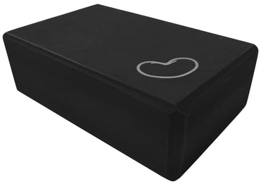 Foam yoga block black 3 inch