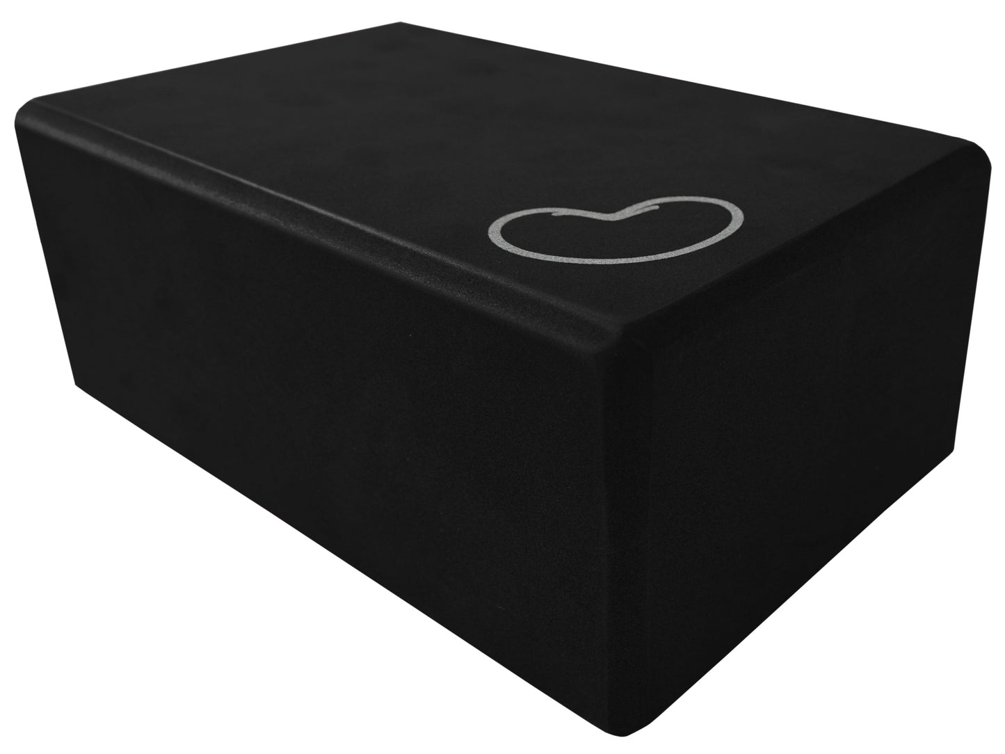 Foam yoga block black 4 inch