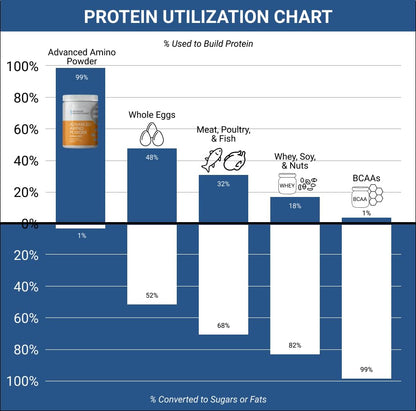 Advanced Bionutritionals – Advanced Amino Powder, Amino Acid Supplement, Build Muscle, Post Workout Recovery, Energy,Non-GMO, Gluten Free, Dairy Free, Vegan (30 Servings) (9.52oz, Citrus Zest)