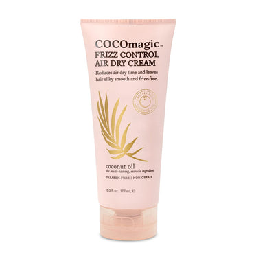 Cocomagic Frizz Control Air Dry Cream | Anti-Frizz Styling Cream | Helps to Calm and Smooth Frizzy Hair | Paraben Free, Cruelty Free, Made in USA (6 oz)