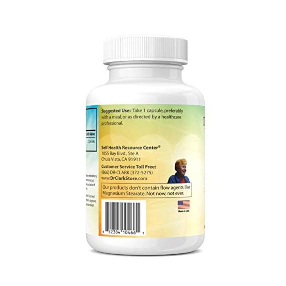 Dr. Clark Vitamin B2 Supplement, 300mg, 100 Gelatin Capsules