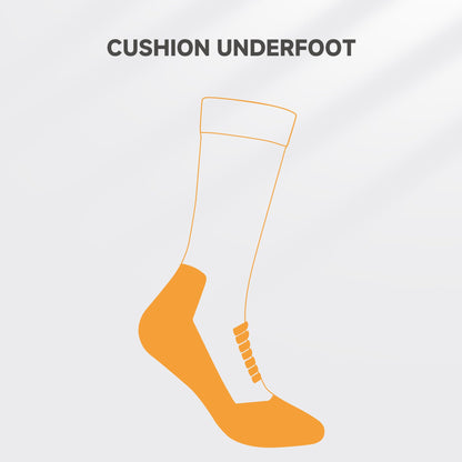 SAMSOX 2-Pair Merino Wool Hiking Socks, Thistle Down (Sierra)