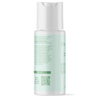 INAHSI Sample Pack | Gentle Cleansing Shampoo | Soothing Mint Conditioner | Curl Sculpting Glaze Strong Hold Gel | Hair Products for Naturally Curly Hair | Made in the USA