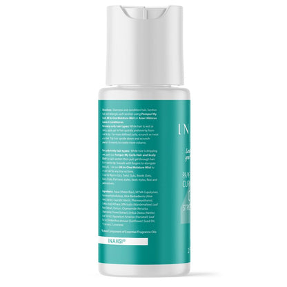 INAHSI Sample Pack | Gentle Cleansing Shampoo | Soothing Mint Conditioner | Curl Sculpting Glaze Strong Hold Gel | Hair Products for Naturally Curly Hair | Made in the USA